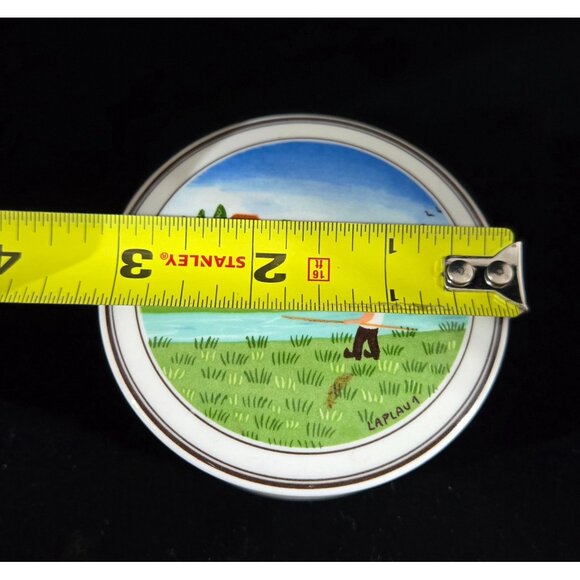 Decorative Vintage Ceramic Trinket Box By Villeroy & Boch, Laplau - Picture 5 of 7